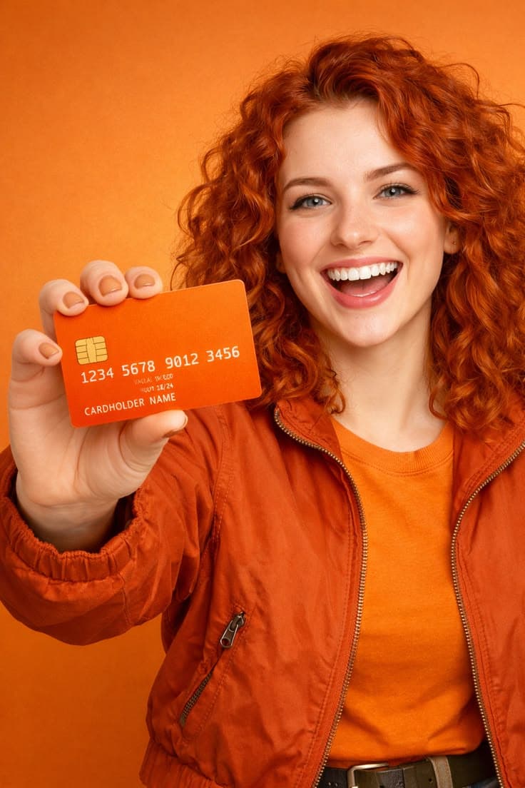 Customer holding a Lloyd Capitals card